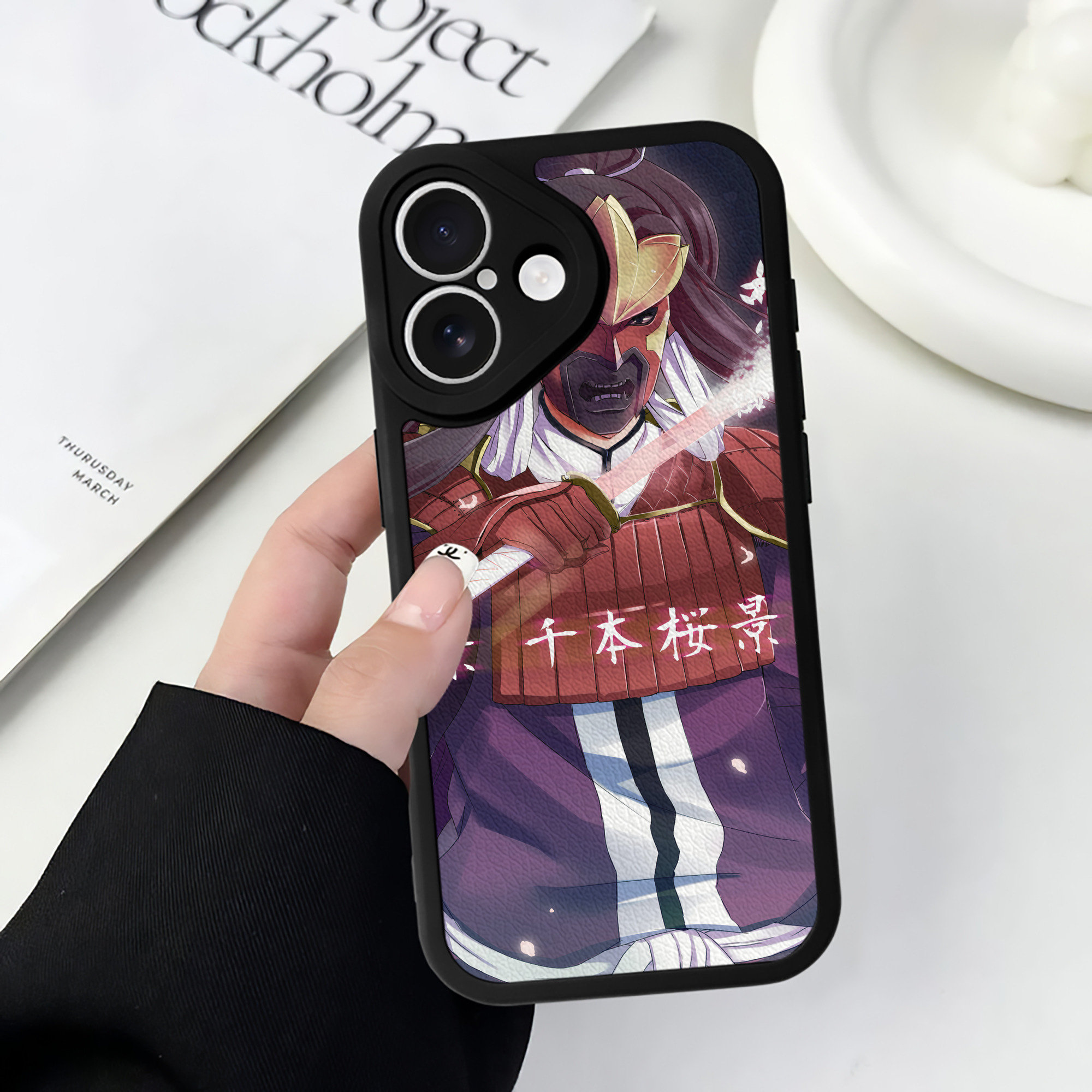 （画像用） ブリーチ BLEACH 【iPhone 16シリーズ対応】シリコンスマホケース（レザー調） 材質：シリコン